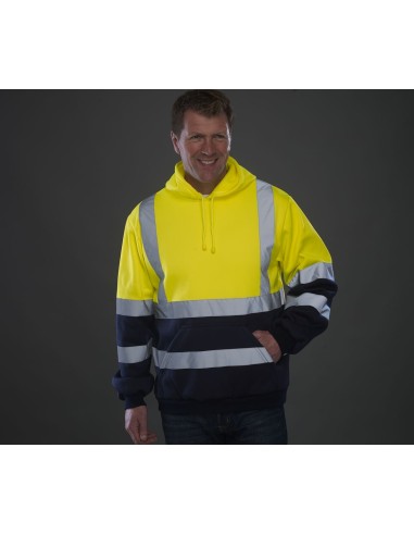 Y-HVK05-Hi-Vis Pull-Over Hoodie